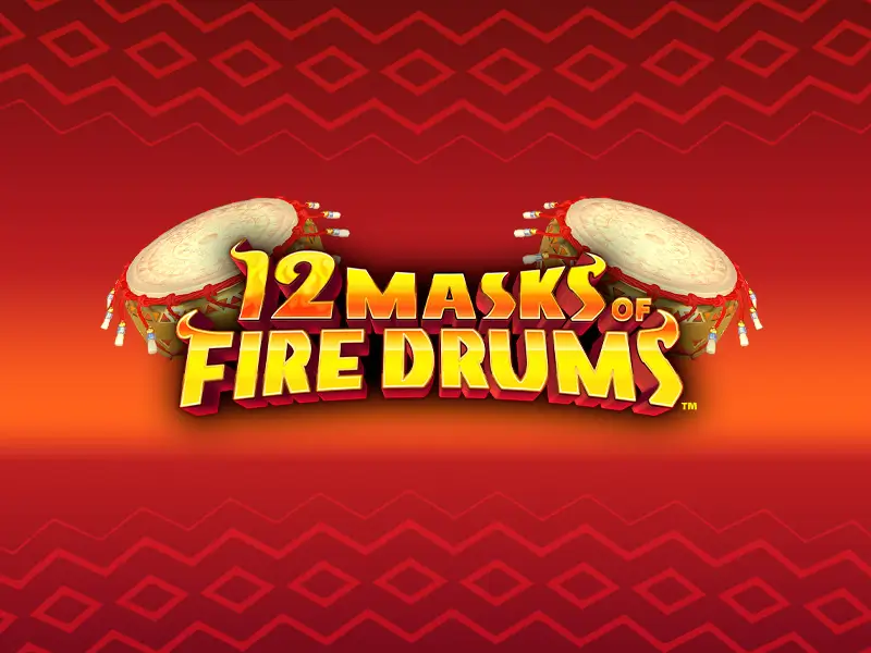 12 Masks of Fire Drums - Jogo de Slot
